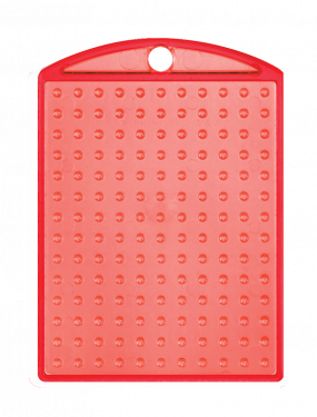 Keyring Baseplate Red