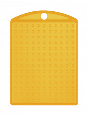 Keyring Baseplate Yellow