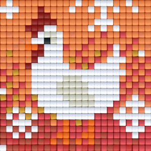 3 French Hens 12 Days of Pixels Magnet Kit