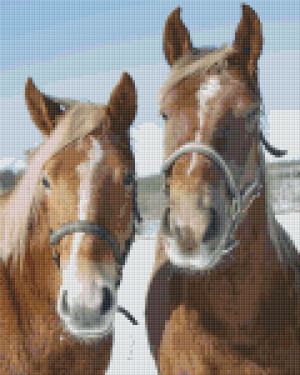 Horses in the Snow 9 Baseplate Kit