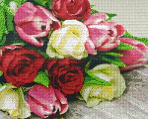 Rose Bouquet 9 Baseplate Kit