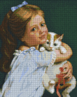 Girl with Cat 9 Baseplate Kit