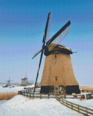 Windmills in the Snow 16 Baseplate Kit