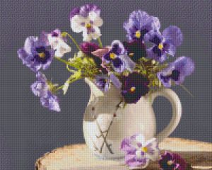 Vase with Violets 16 Baseplate Kit