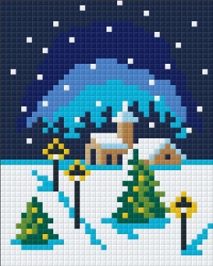 Christmas Scene 4 Baseplate Kit (XL Pixels)