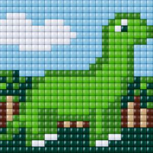 Dinosaur 4 Mini Baseplate Kit (XL Pixels)