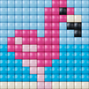 Flamingo Mini Magnet Kit (XL Pixels)