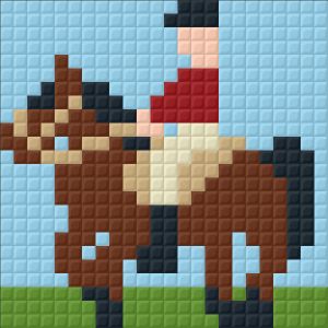 Horse Riding Small Magnet Kit