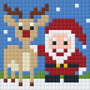 Santa & Rudolph Small Magnet Kit