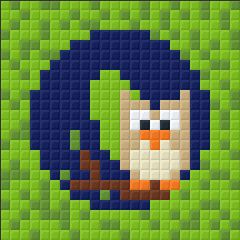 O for Owl Letter Magnet Kit
