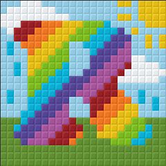 R for Rainbow Letter Magnet Kit