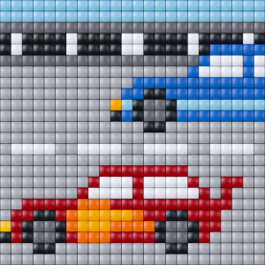 Racing Cars 4 Mini Baseplate Kit (XL Pixels)