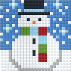 Snowman Small Magnet Kit