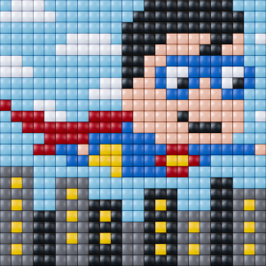 Superhero 4 Mini Baseplate Kit (XL Pixels)
